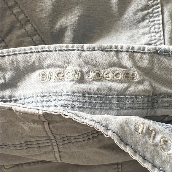 American Eagle Blue Snappy Stretch Baggy Cargo Jogger Pants size 12 - Picture 16 of 16